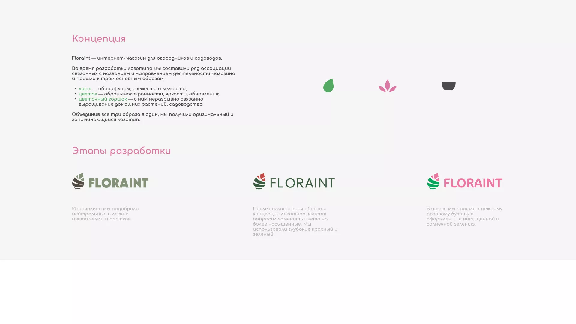 Создание логотипа и интернет-магазина «FLORAINT» в Гавриловом-Яме