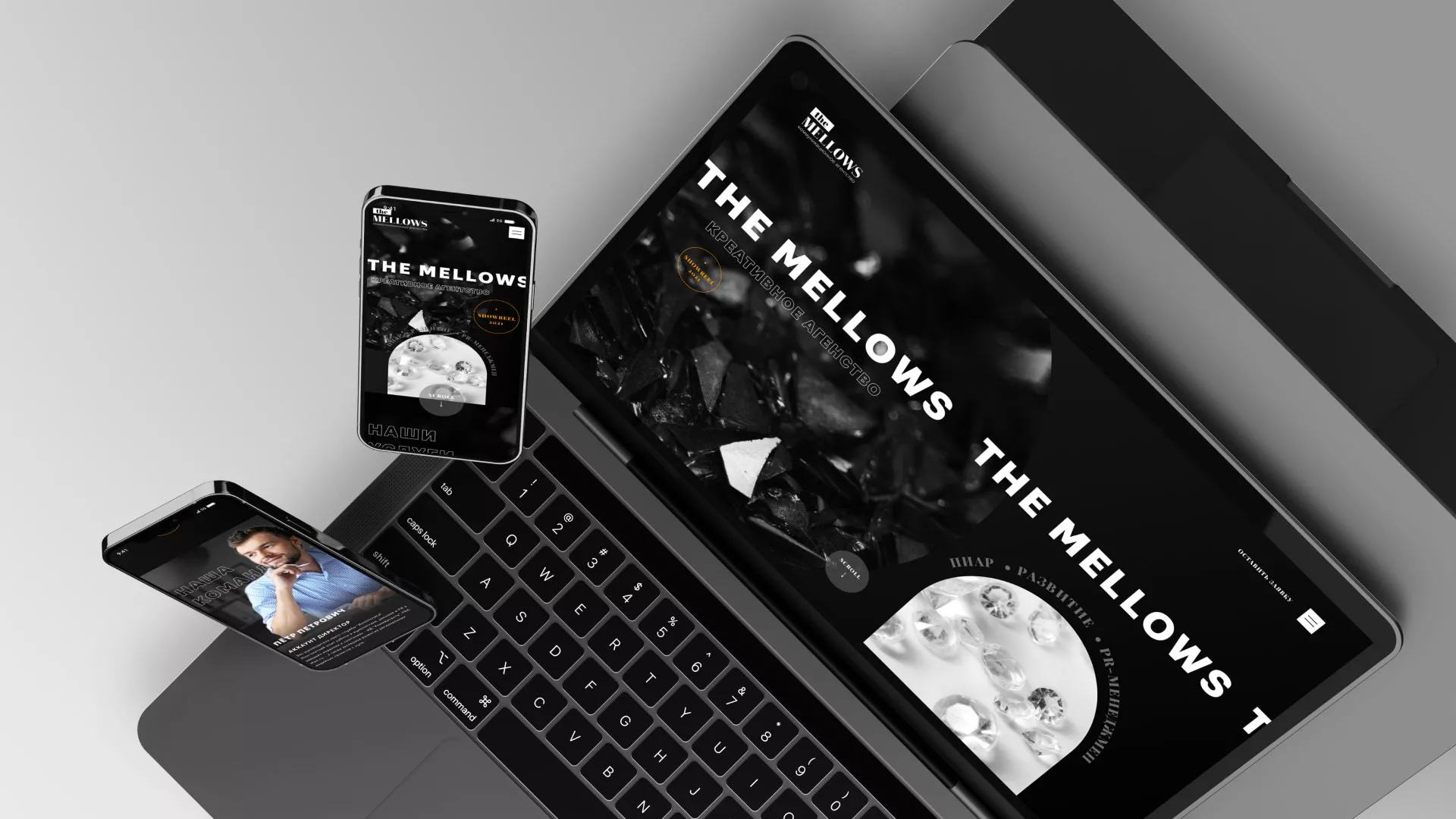 Разработка сайта креативного агентства «The Mellows» в Гавриловом-Яме