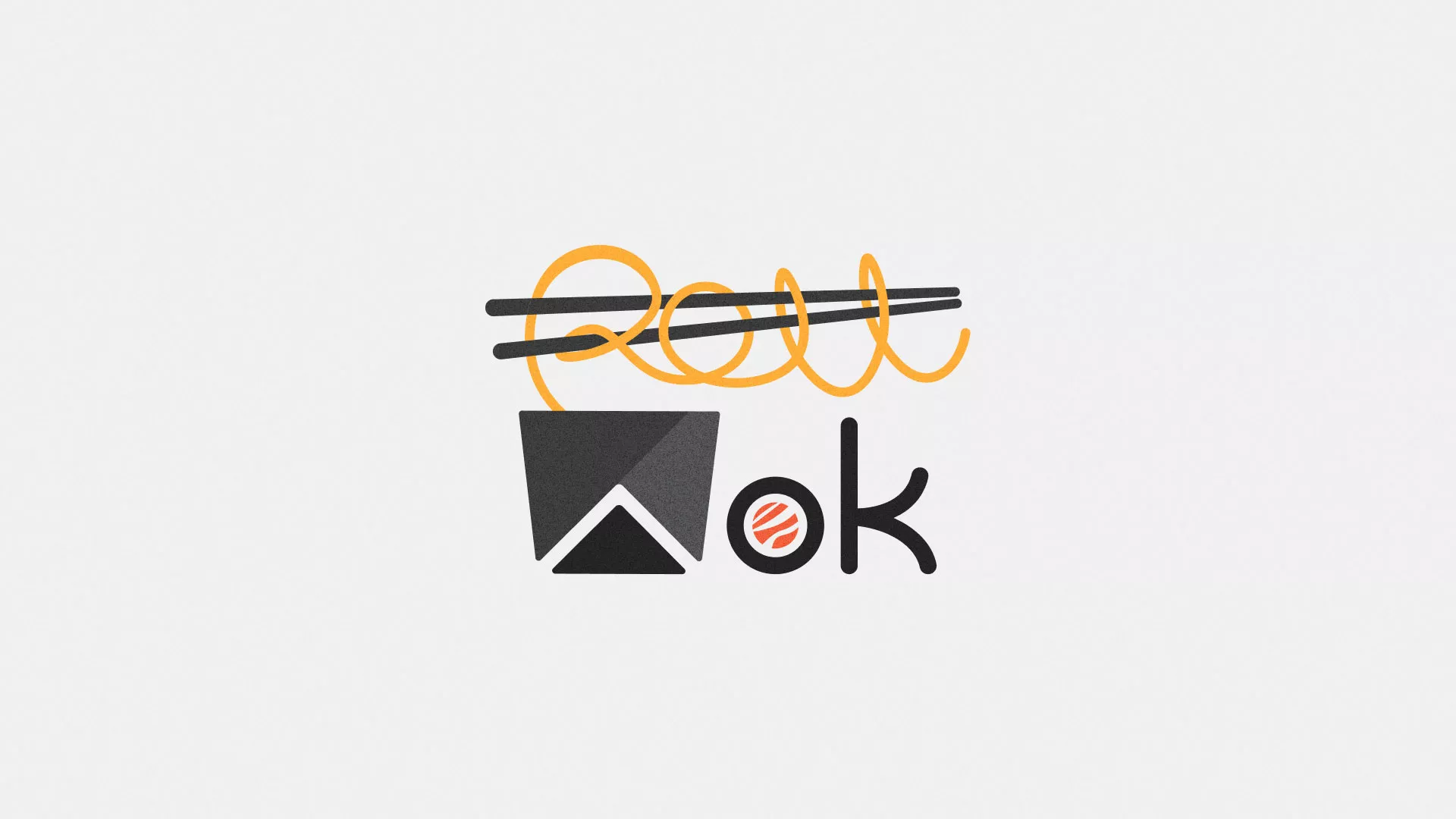 Разработка логотипа в Гавриловом-Яме для суши-бара «Roll Wok Club» Разработка логотипа в Гавриловом-Яме для суши-бара «Roll Wok Club»